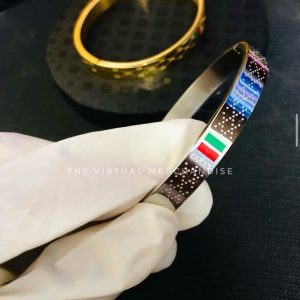 Exclusive Metal Bangle for Men (Silver)