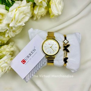 Curren watch and stainless  steel bracelet