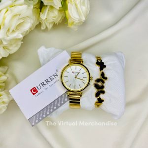 Curren watch and stainless  steel bracelet