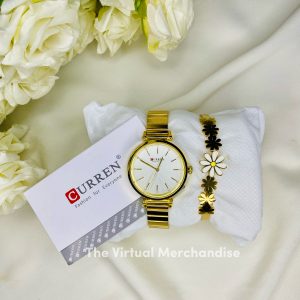 Curren watch and stainless  steel bracelet